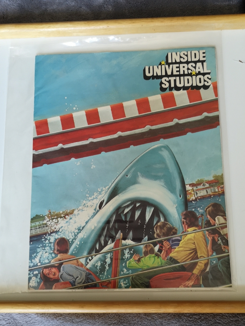 Rare 1976 Inside Universal Studios Guide Magazine Featuring Jaws Great Condition